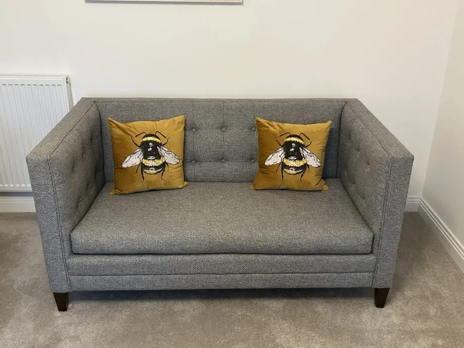 John Lewis Matchbox Compact 2 Seater Sofa, Dark Leg, Marlo Grey