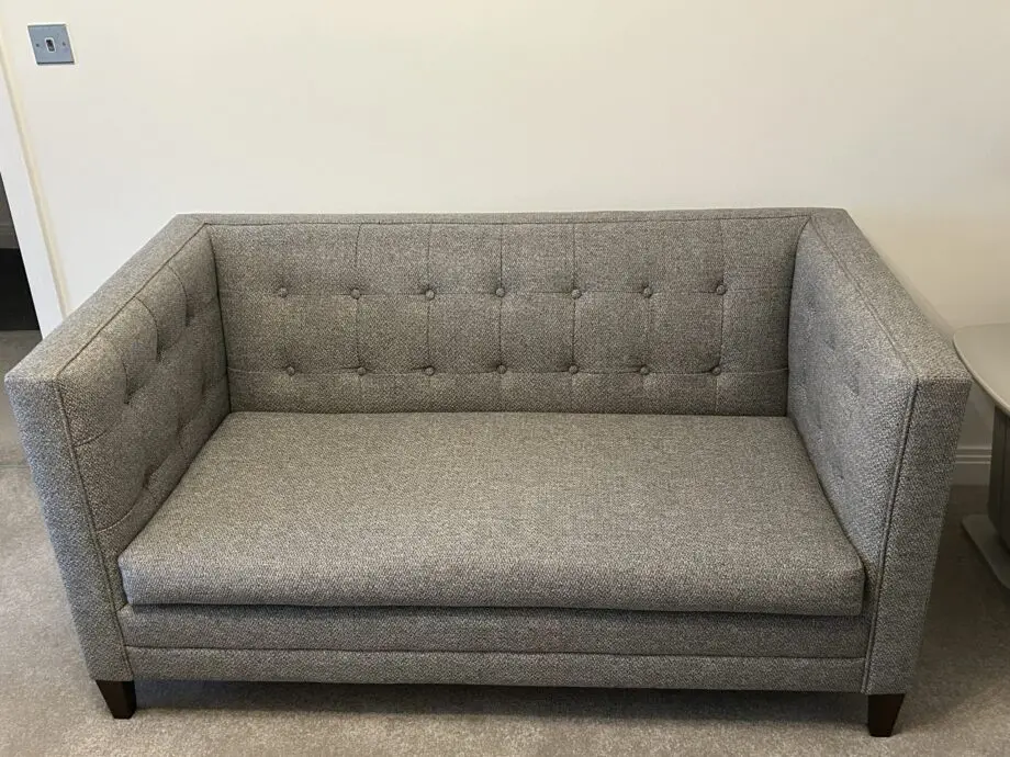 John Lewis Matchbox Compact 2 Seater Sofa, Dark Leg, Marlo Grey