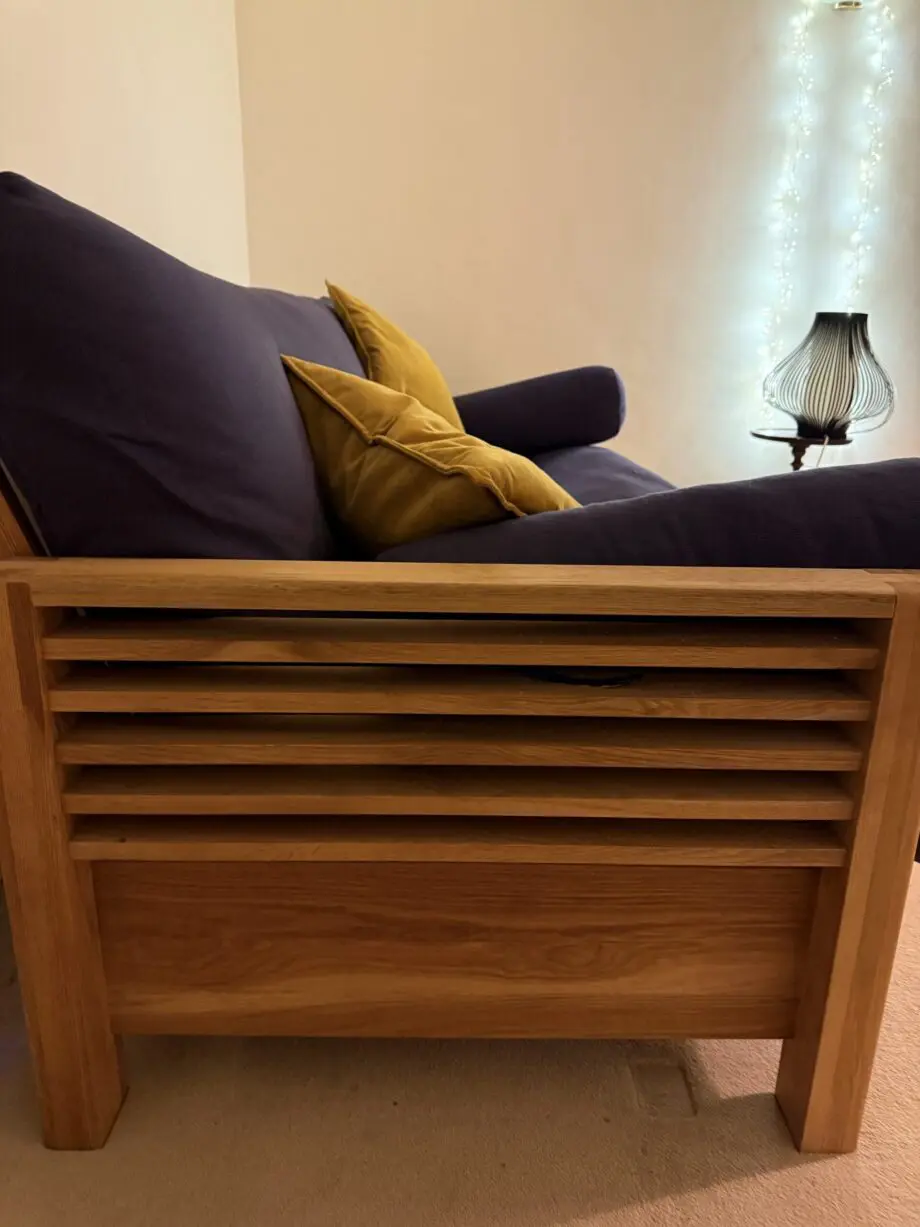 FUTON Shop - Horizon 3 seater solid oak