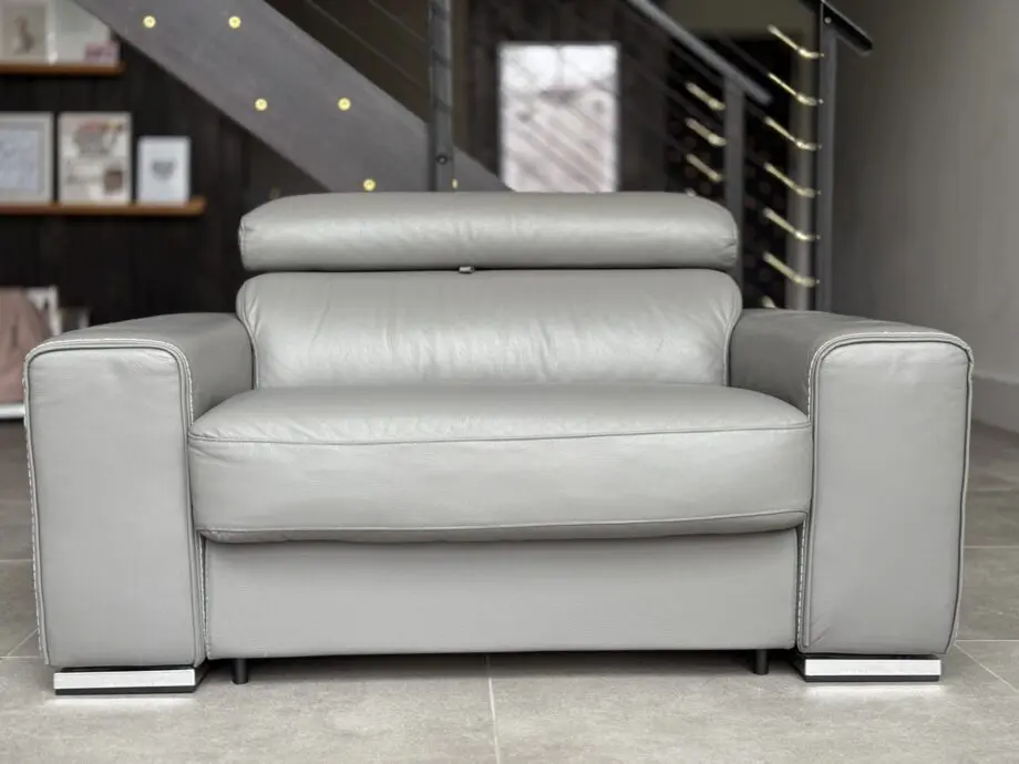 DFS Kalamos in Grey 4 Seater, Cuddler and Footstool