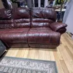 3 seater leather sofa