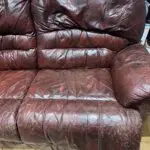 3 seater leather sofa