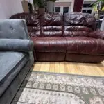 3 seater leather sofa
