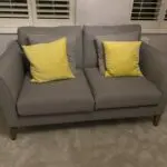 Marks and Spencer 2 seater grey sofa