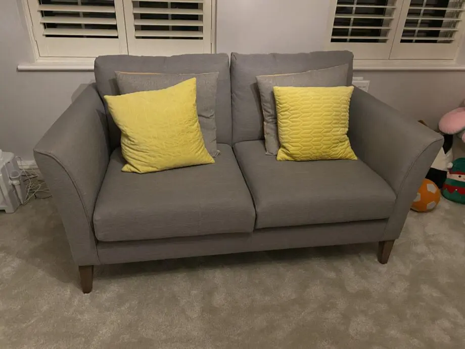 Marks and Spencer 2 seater grey sofa