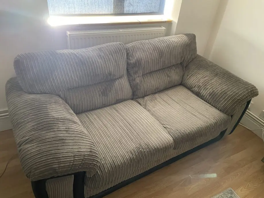 DFS Zana 2 3 seater sofas beige/grey