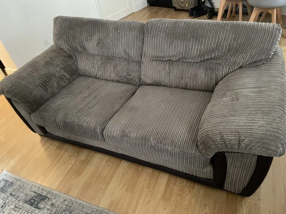 DFS Zana 2 3 seater sofas beige/grey