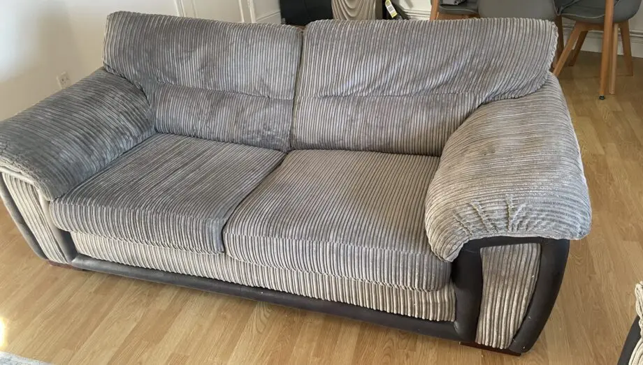 DFS Zana 2 3 seater sofas beige/grey