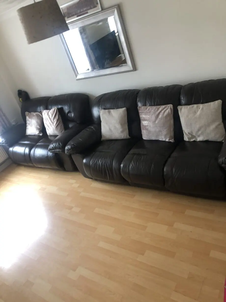Dark Brown Leather Recliner