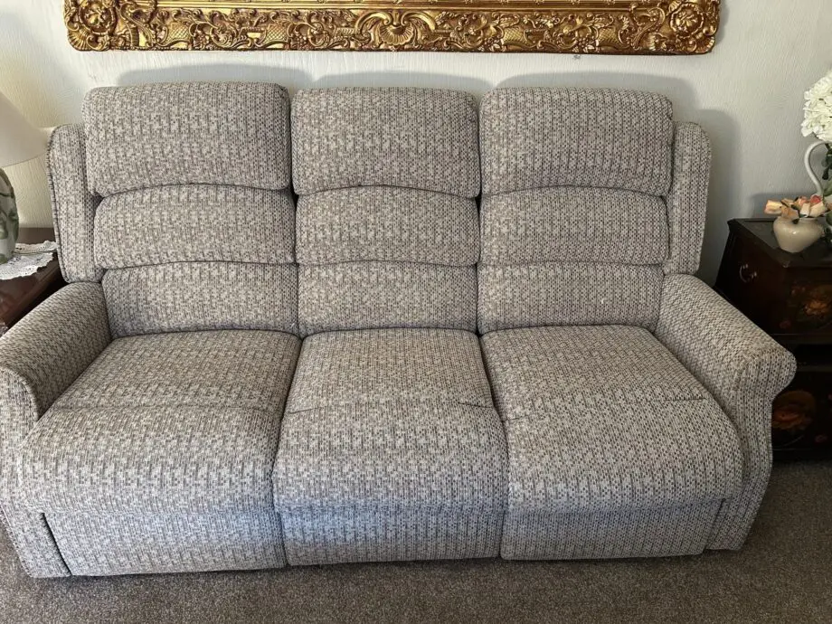 Grey recliners