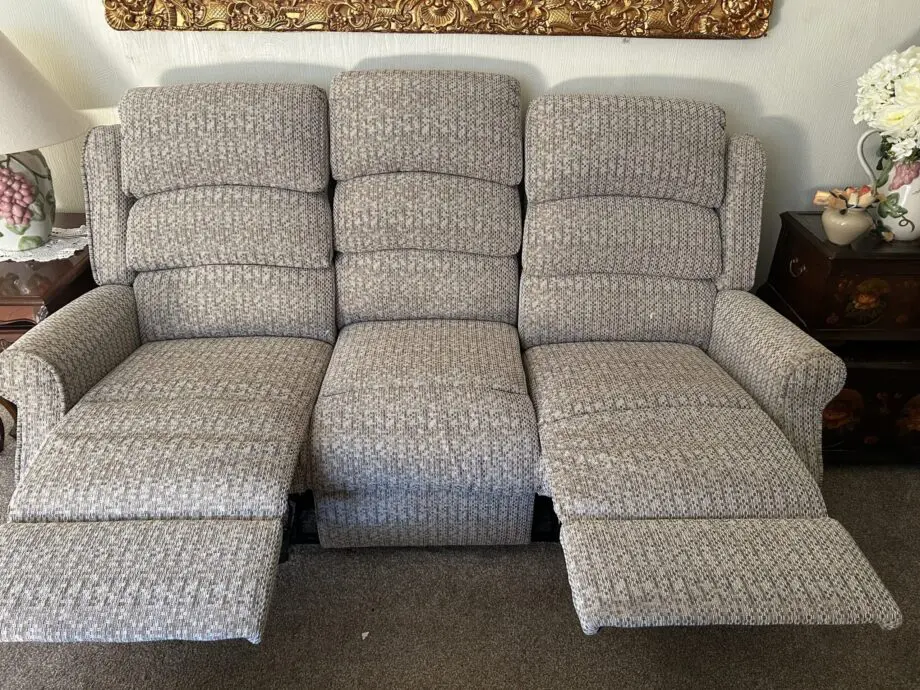 Grey recliners