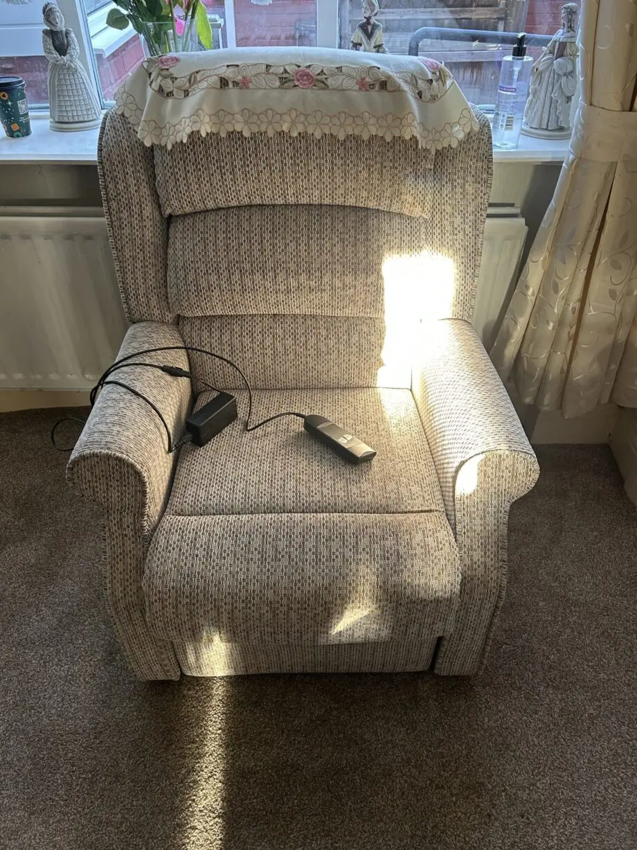 Grey recliners