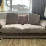 Harvey’s Three Seater Brown Sofas