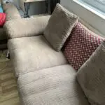 Harvey’s Three Seater Brown Sofas