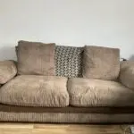 Harvey’s Three Seater Brown Sofas