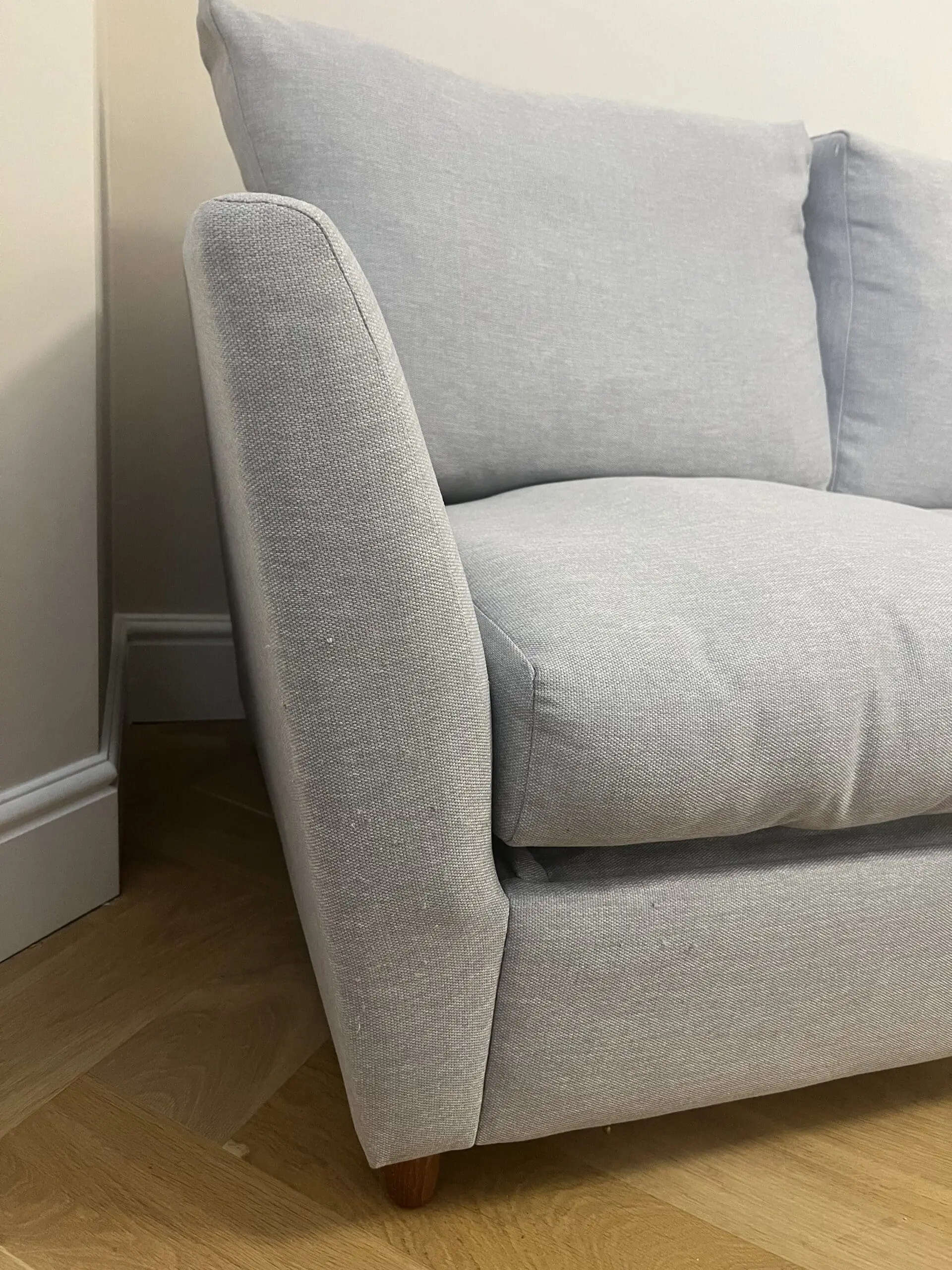 Willow & Hall Ansty Chaise Sofa Bed in Wolf Grey