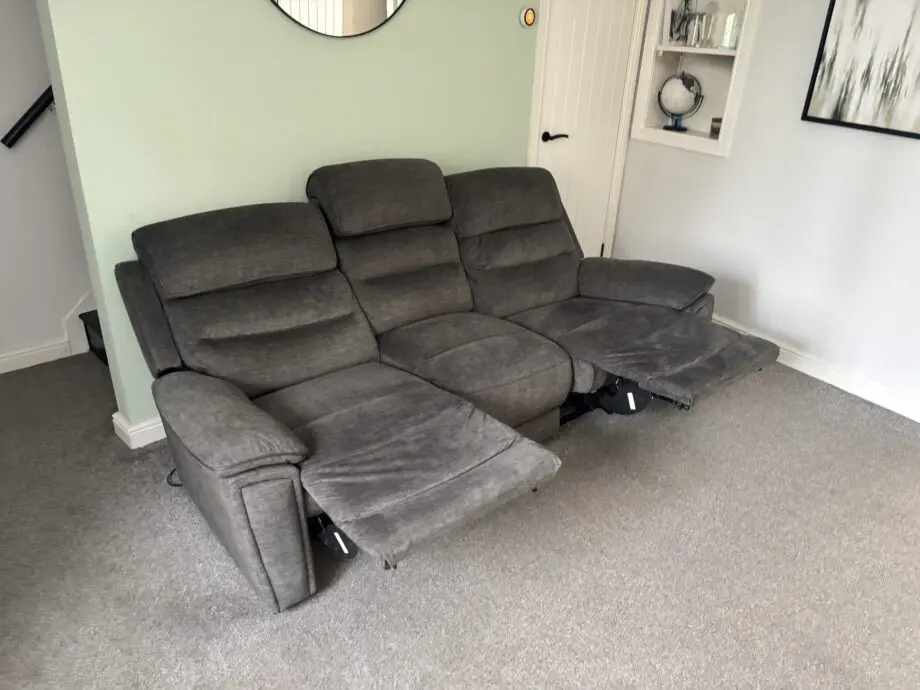 Lawson3 Seater Power Recliner and Table - Briston