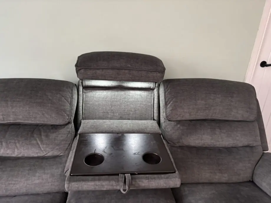 Lawson3 Seater Power Recliner and Table - Briston