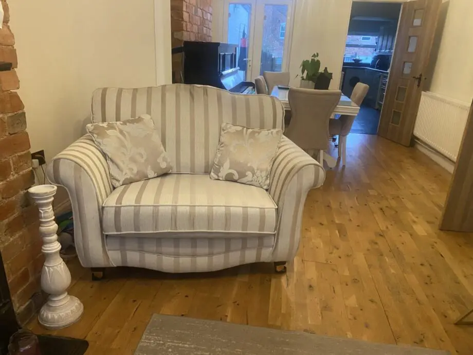 4 seater and love chair