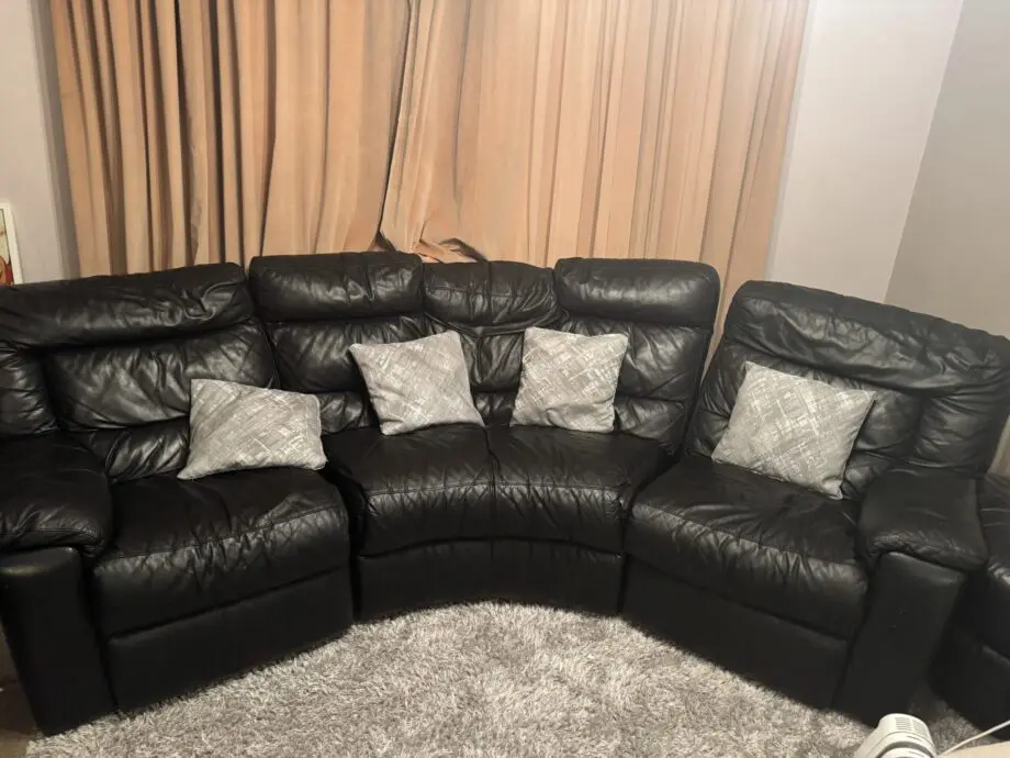 Leather sofa