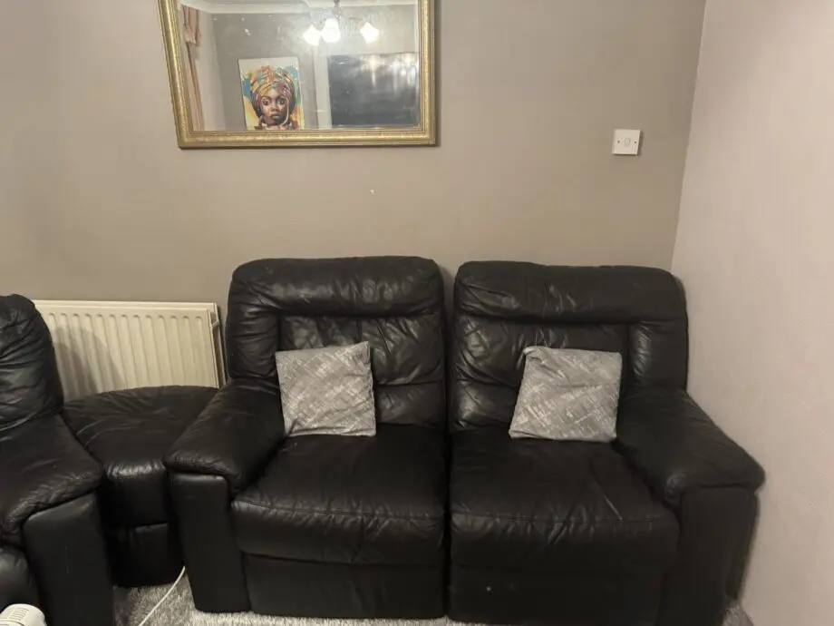 Leather sofa