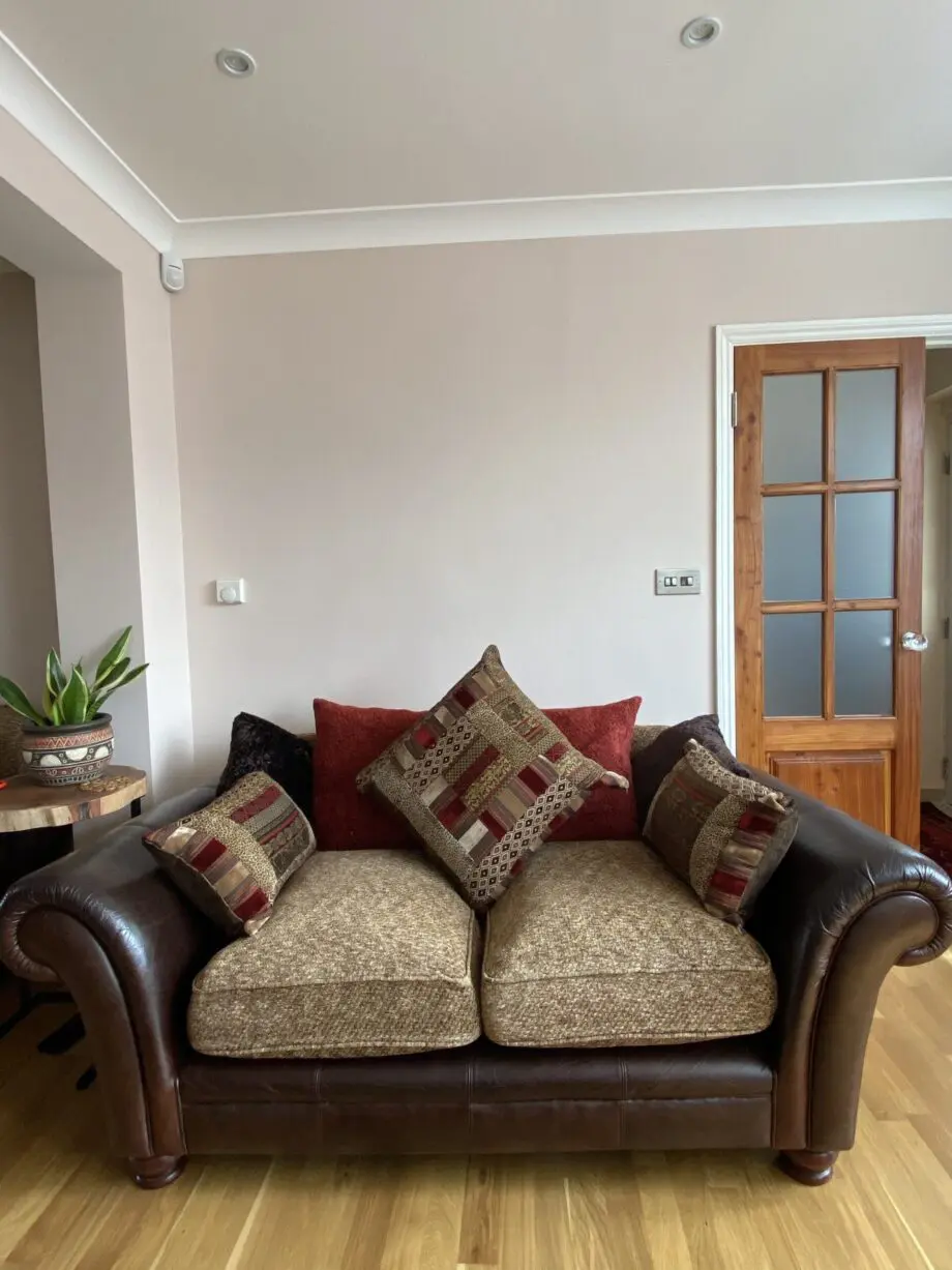 DFS ‘Perez” sofa set and footstool