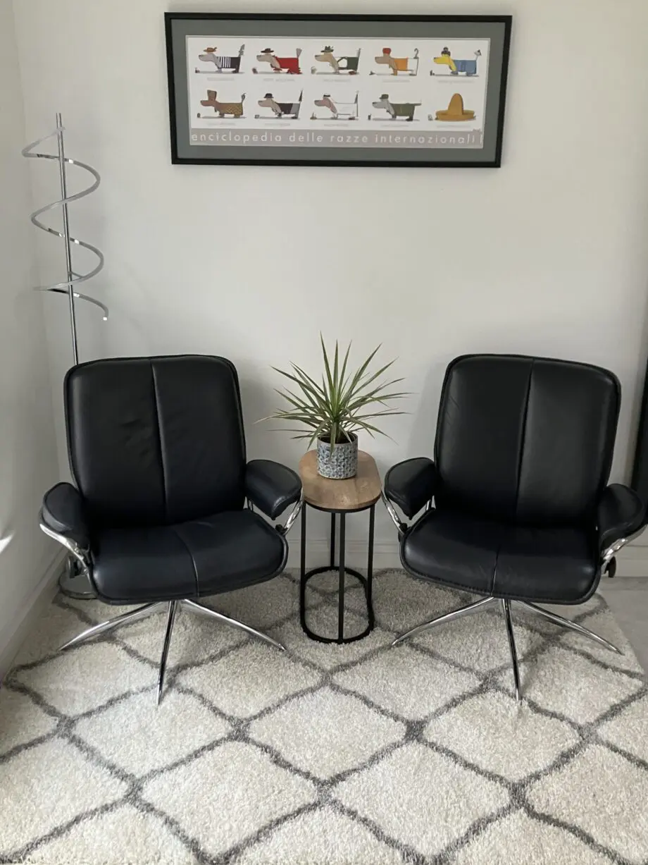 Ekornes Stressless City Black Chairs