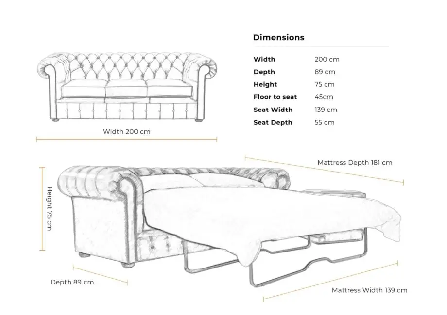 Designer Sofa Bed - Sofas4u Chesterfield Handmade 3 Seat Genuine Leather Sofa - Snow white colour