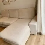 4 seater l-shape Ikea sofa in beige (original RRP £999)