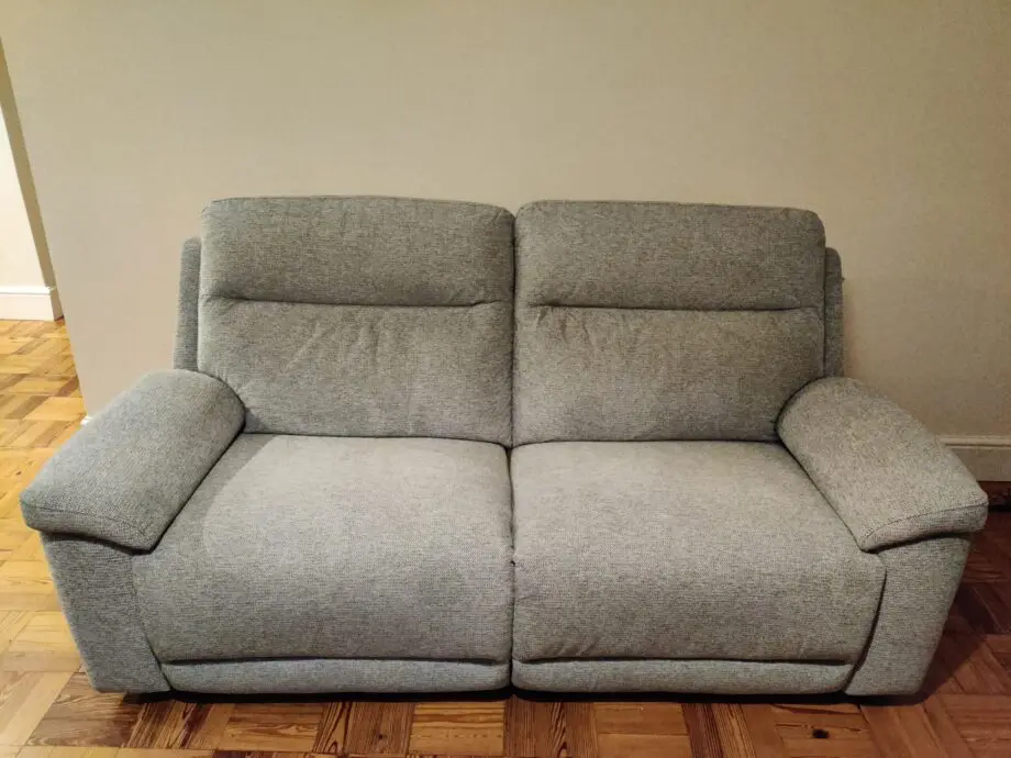 DFS - Braidee 3 Seater Manual Recliner - Grey Mist