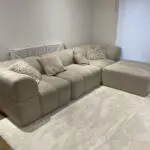 NOBU soft Chenille Left/ Right Corner Sofa