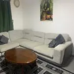 Light grey corner sofa