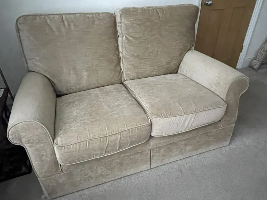 Marks & Spencer Gold 2 seater sofa