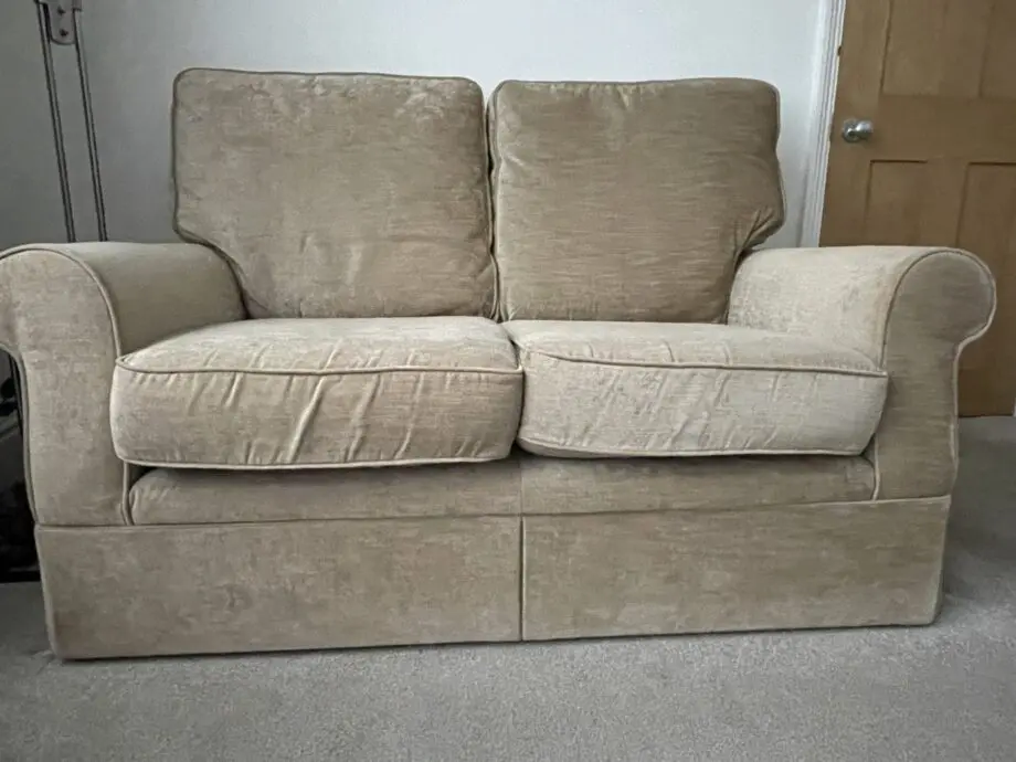 Marks & Spencer Gold 2 seater sofa