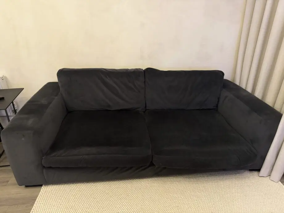Next Clever Velvet large 3 seater sofa