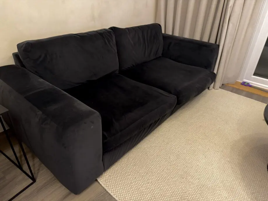 Next Clever Velvet large 3 seater sofa