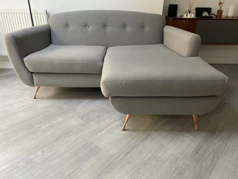 DFS Grey Small Corner Sofa