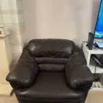 5 Piece Black Leather Sofa Set *OPEN TO OFFERS*