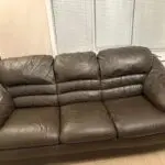 5 Piece Black Leather Sofa Set *OPEN TO OFFERS*