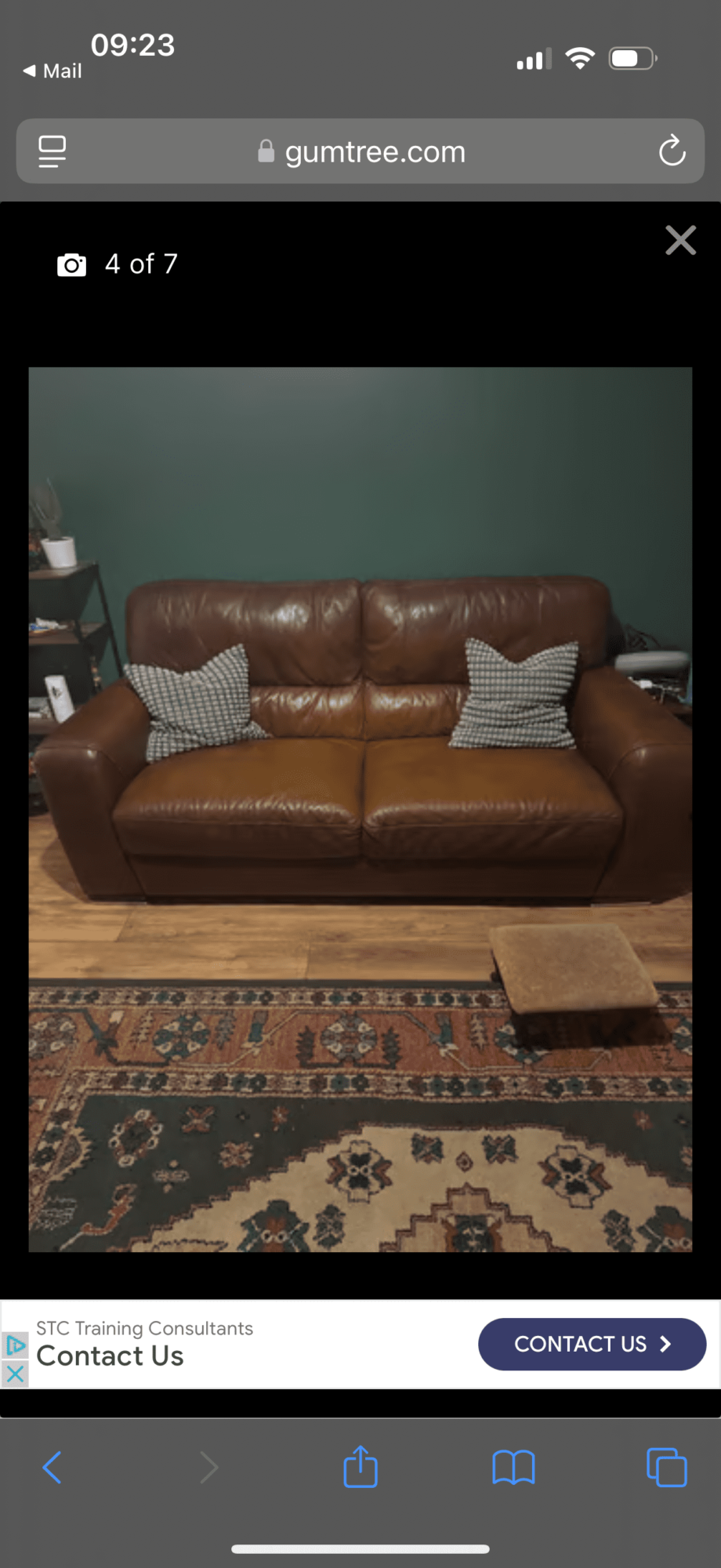 SCS Bertalli Italian leather tan
