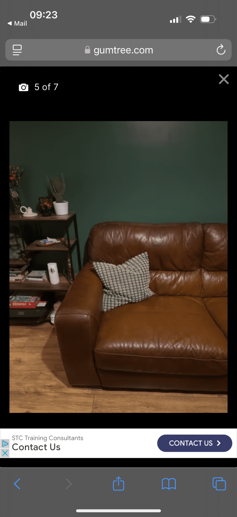 SCS Bertalli Italian leather tan