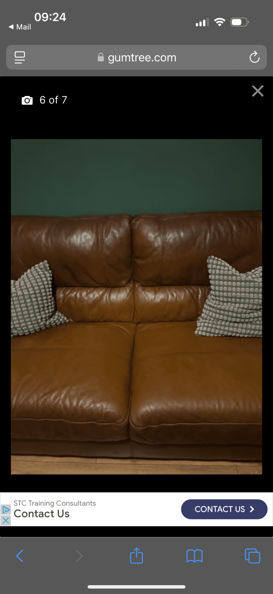 SCS Bertalli Italian leather tan