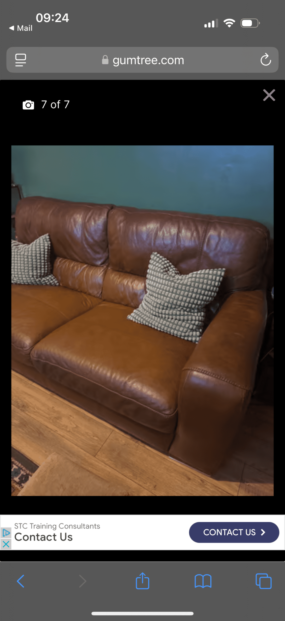 SCS Bertalli Italian leather tan