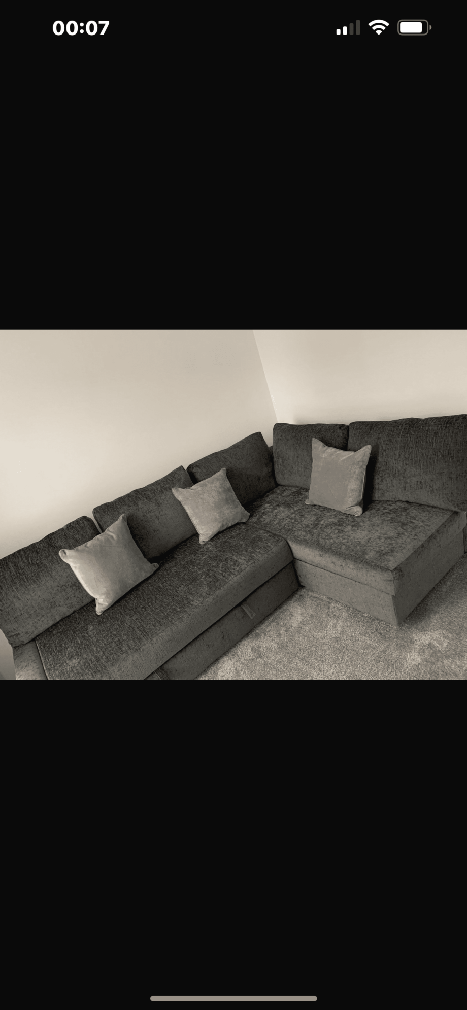 ikea FRIHETEN Corner Sofa Bed L Shaped