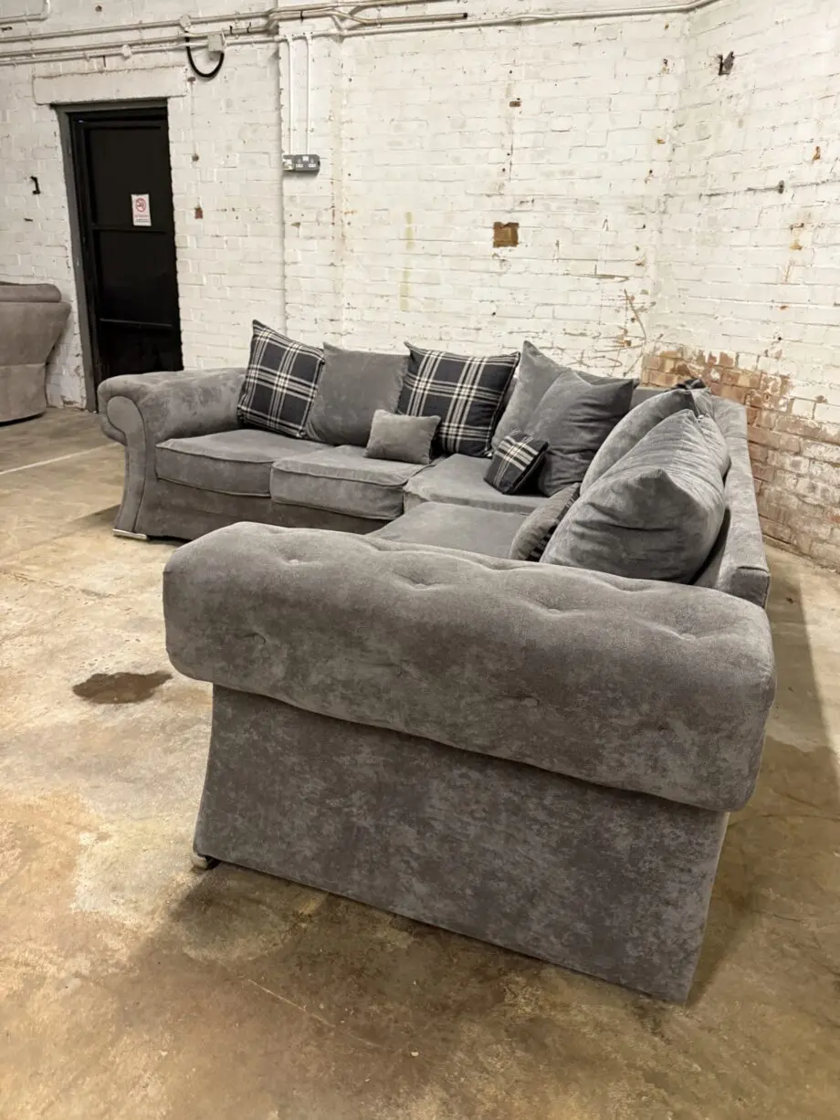 Grey Verona Corner Sofa