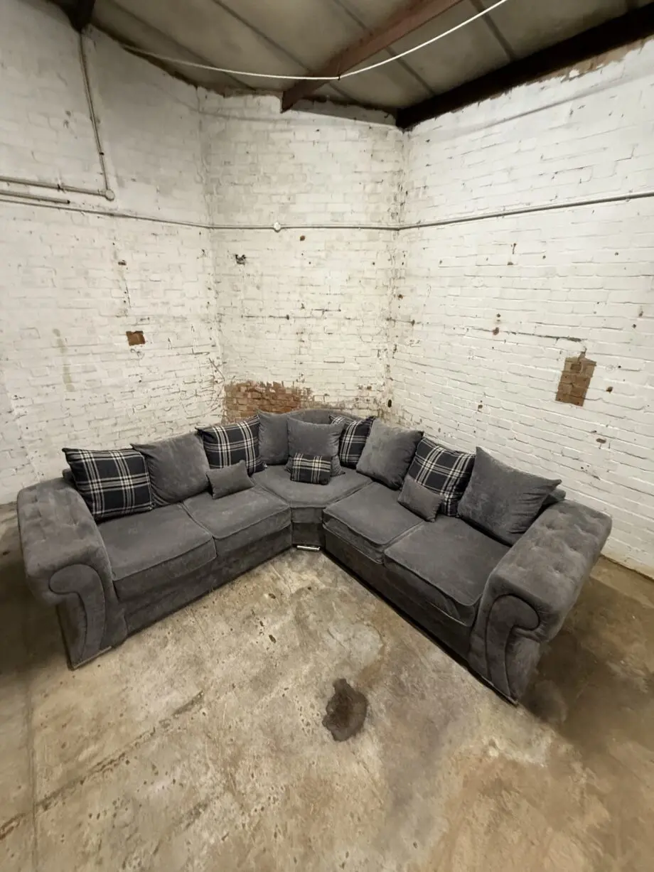 Grey Verona Corner Sofa