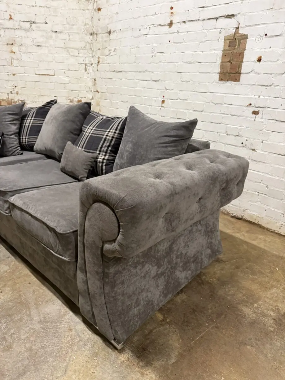 Grey Verona Corner Sofa