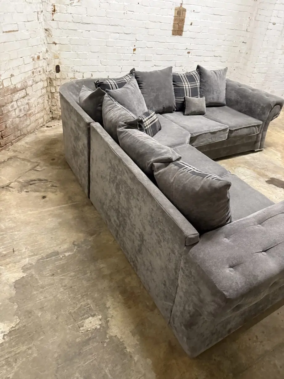 Grey Verona Corner Sofa