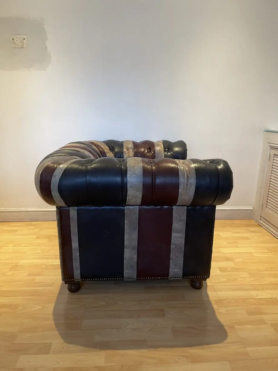 Timothy Oulton Button sofa in Jack”d and Broken 1 seater