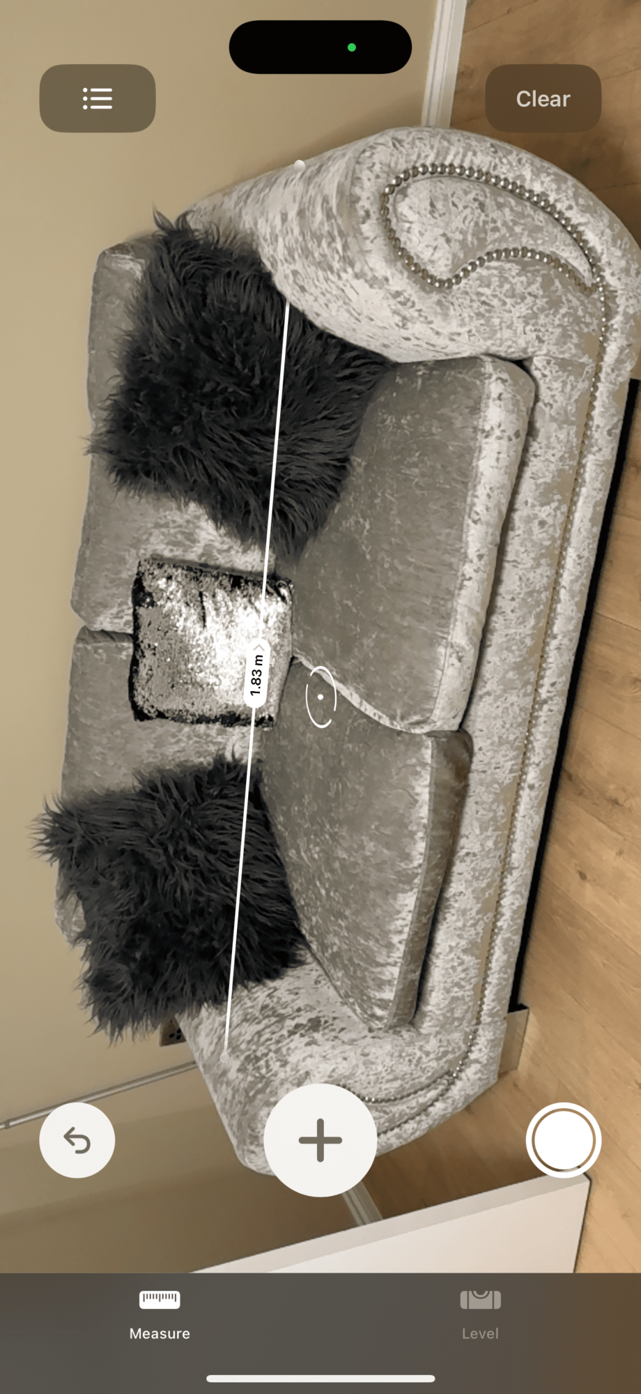 Grey Crushed Velvet Sofa Set